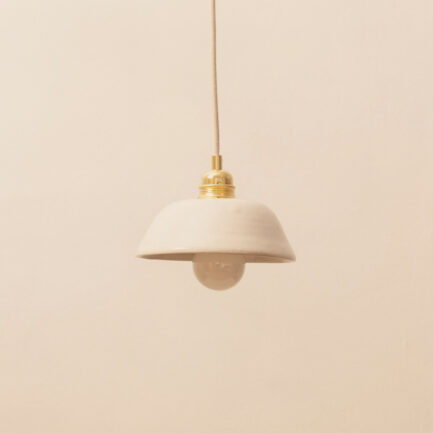 grande suspension blanc brillant 2