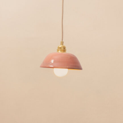 grande suspension rose brillant 1