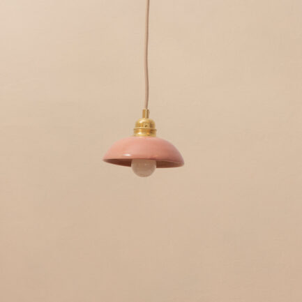 petite suspension rose brillant 2